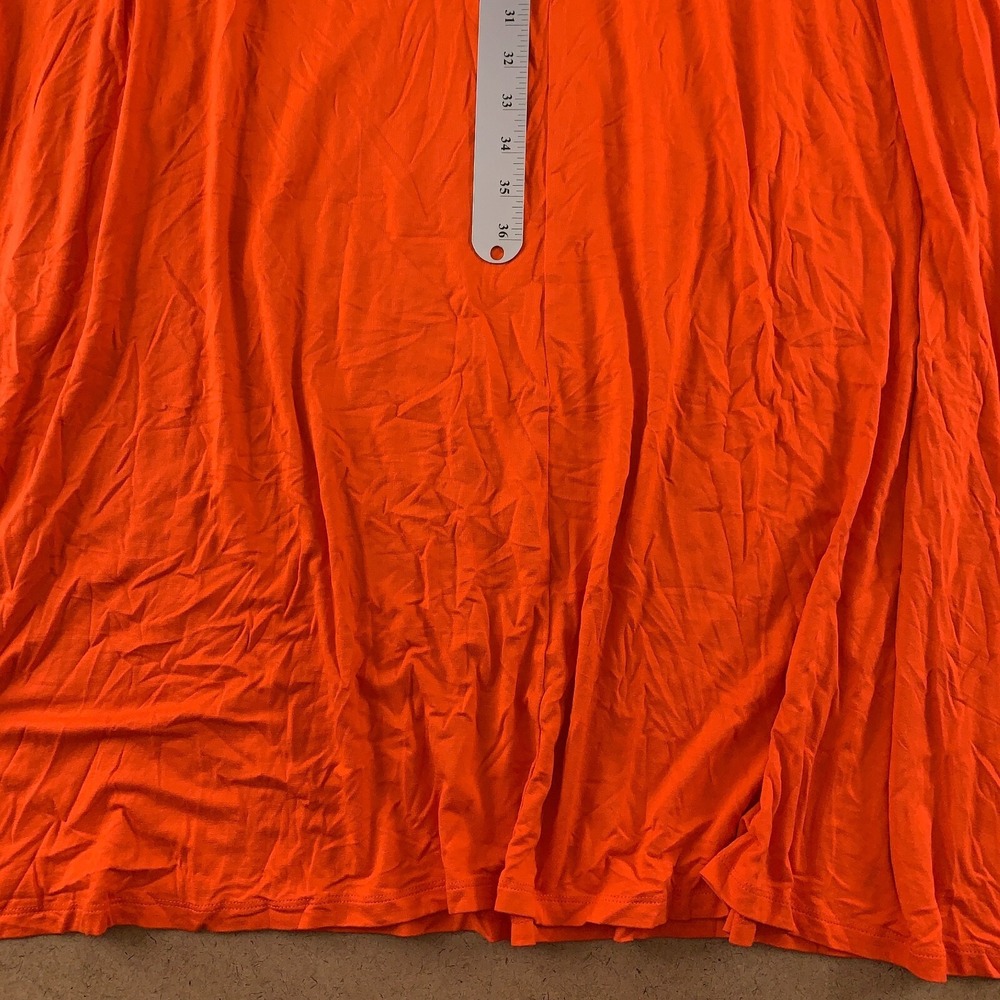 G by Giuliana Women's Size 5XP Orange 3/4 Sleeve EcoLuxe Knit Maxi Dress New - Picture 7 of 7
